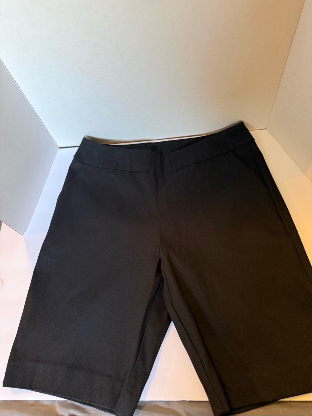 Time and Tru Black Bermuda Shorts